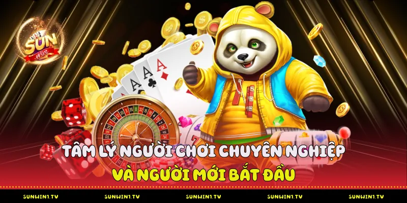 Tâm lý người chơi chuyên nghiệp và người mới bắt đầu